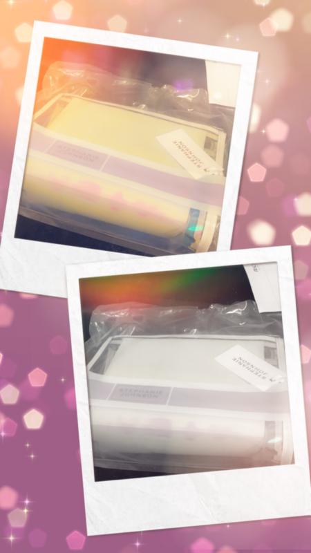 Customer photo for "Medium top zip cosmetic case"