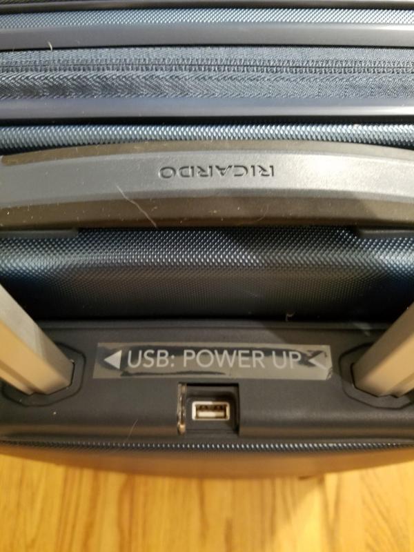 Convenient exterior charging port