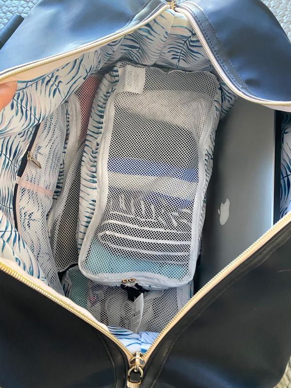 Very roomy and can be organized with Indio cube set