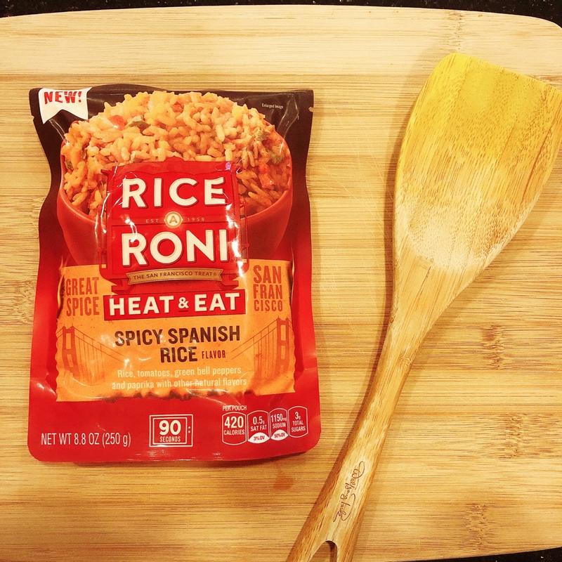 Rice A Roni Heat & Eat Spicy Spanish Rice Flavor 8.8 Oz