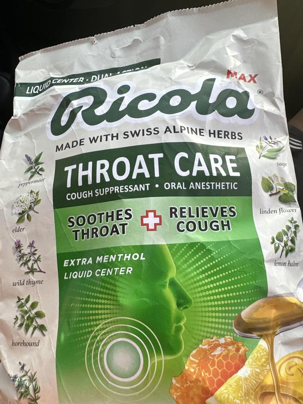 RICOLA MAX THROAT CARE COOL PEPPERMINT
