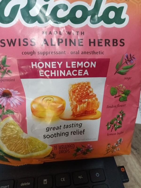 Ricola® Honey Lemon with Echinacea Cough Drops - Throat Relief