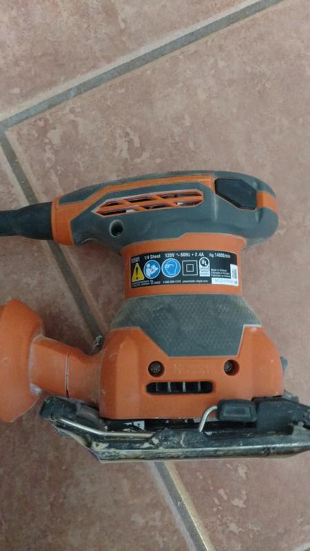 Ridgid deals hand sander