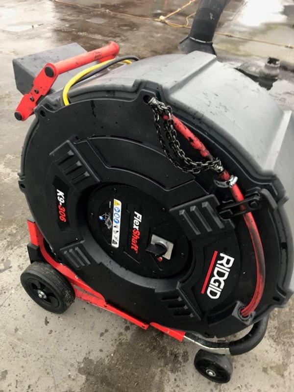 Ridgid K9-306 FlexShaft 125' Drain Cleaning Machine 3-6