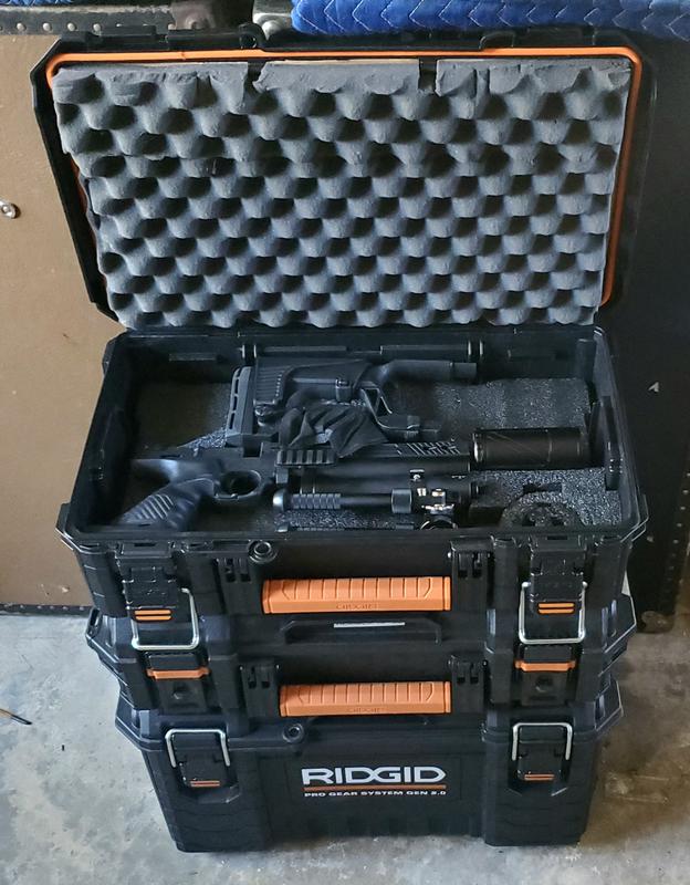 22 in. Pro Gear Cart Tool Box in Black
