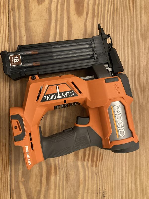 Ridgid cordless trim online nailer