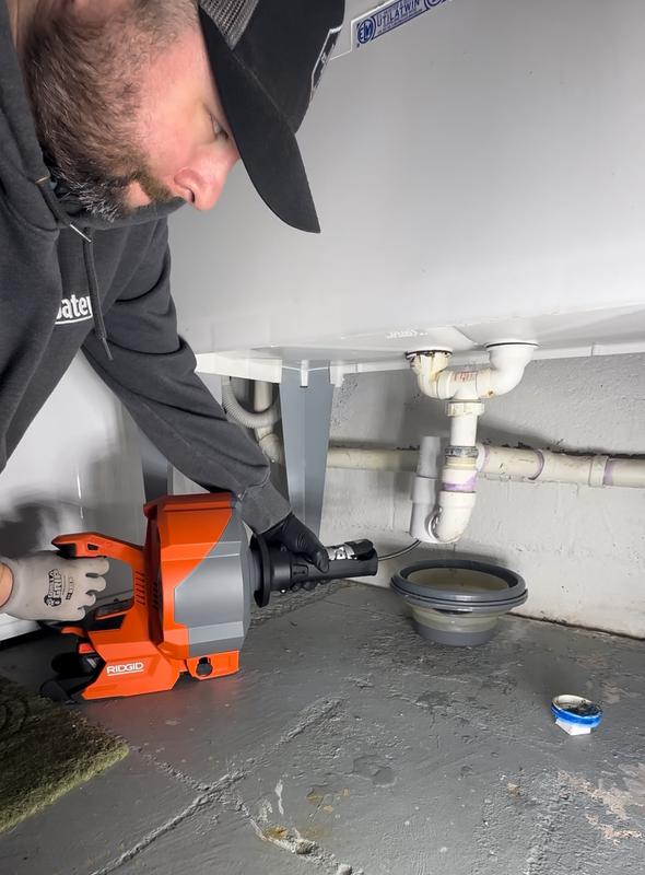 RIDGID Tools K-46 Cordless SinkSnake Deluxe Kit with 5/16 RIDGID Tools K-46 Cordless SinkSnake Deluxe Kit with 5/16
