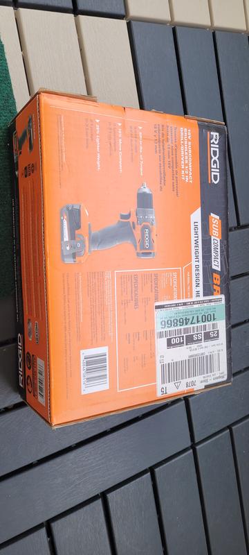 18V SubCompact Brushless 1/2 in. Drill/Driver Kit | RIDGID Tools