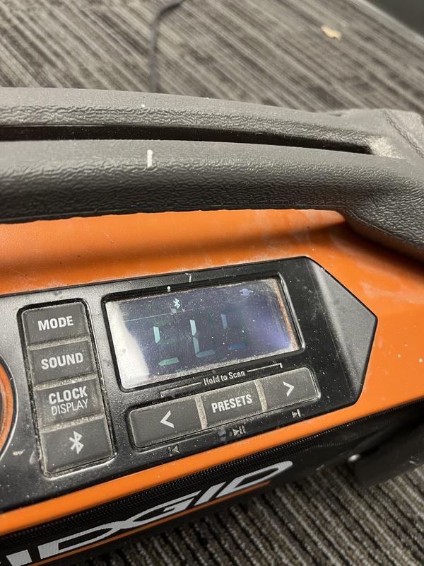 18V Charging Jobsite Radio with Bluetooth®, RIDGID Tools