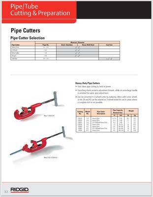 RIDGID 2 in. to 4 in. Model 4-S Heavy-Duty Pipe & Tubing RIDGID 2 in. to 4 in. Model 4-S Heavy-Duty Pipe & Tubing