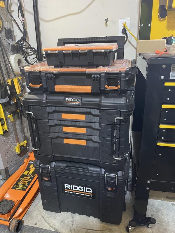 Pro System Gear 10 Compartment Small Parts Organizer RIDGID Tools