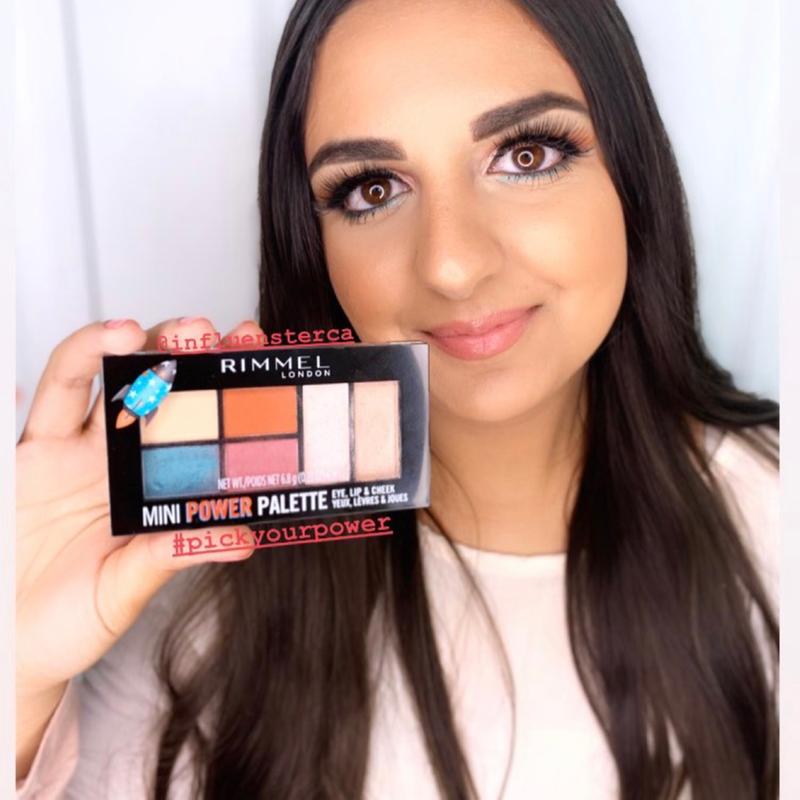Palette De Maquillage Rimmel London Mini Poser - Poudre Compacte, Teintes Assorties, Taille Standard, Neuf