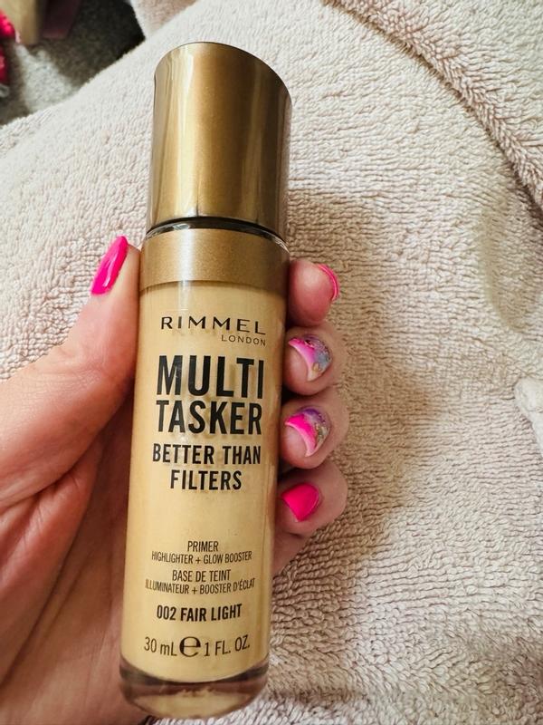 Rimmel Better Than Filters 061 Tan – 3-in-1 Primer, Glow Booster & Highlighter, 30 Ml, Vegan