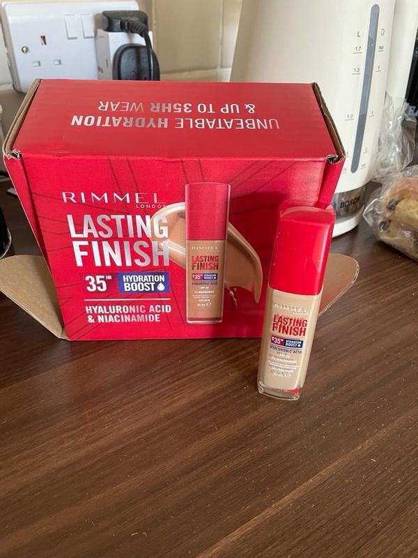 LASTING FINISH Hydration Boost Foundation SPF20 – 30 Ml, Voll Deckend Mit Hyaluronsäure & 35h Halt