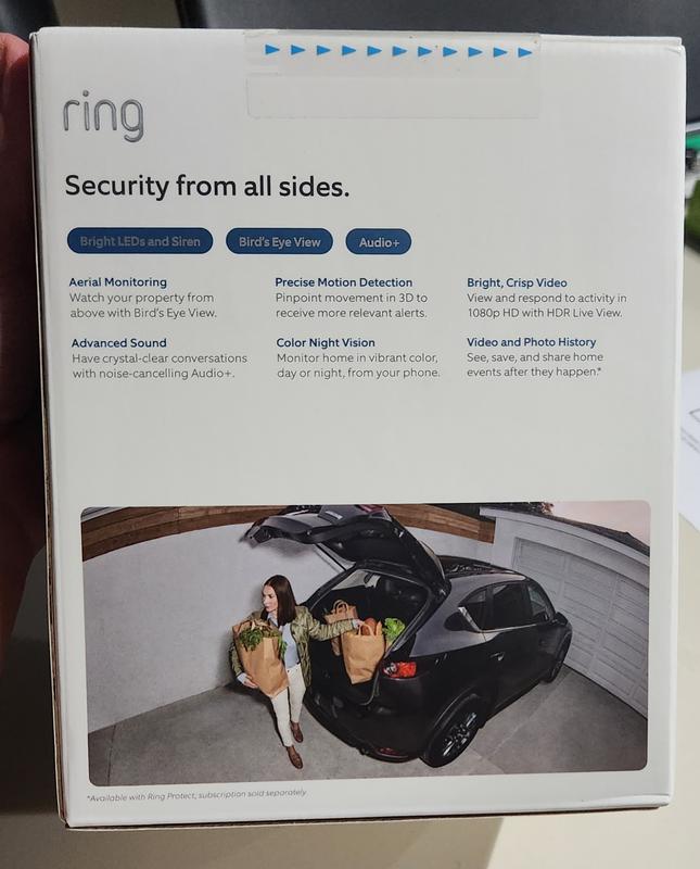 Ring Spotlight Cam Plus Plug-In, Outdoor Plug-In Security Camera