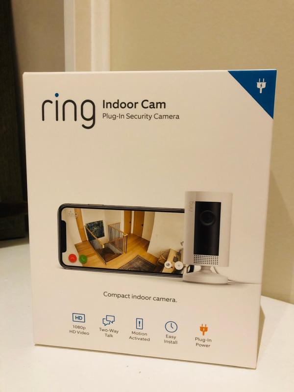 indoor ring camera blue light