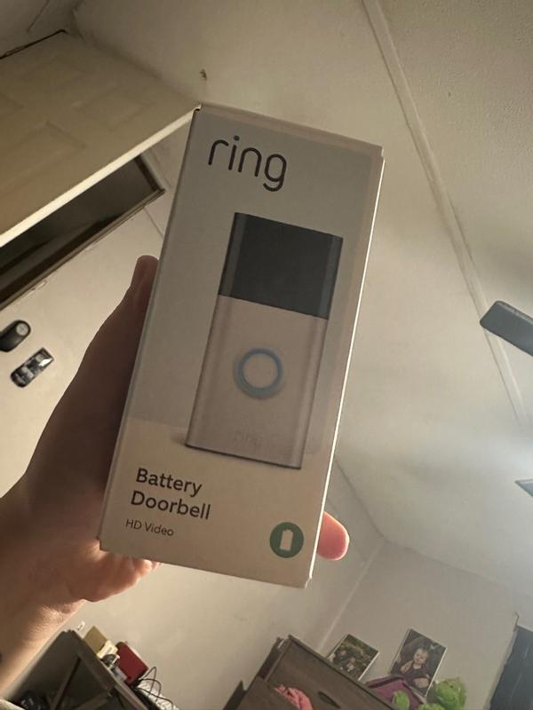 Ring Battery Doorbell in Satin Nickel (2024) - B0BZWRSRWV | Abt