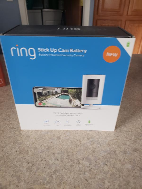 Ring Outdoor Cam (Stick Up Cam) Battery - Smart Security Camera