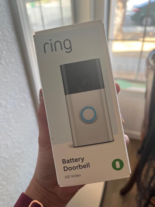 Ring Battery Doorbell with Head-to-Toe HD Video, Live View with 2