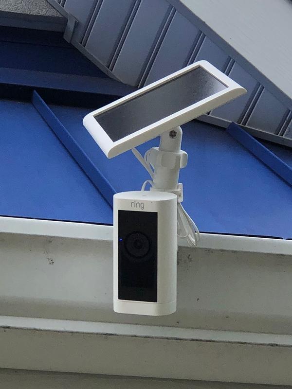 Camera, Solar Panel, Gutter Mount