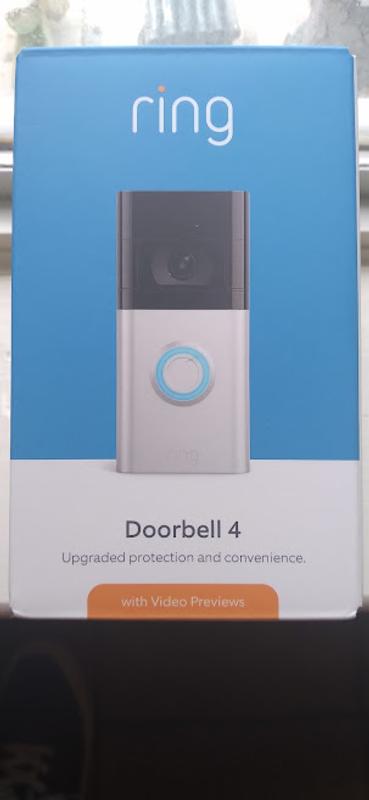 Ring Video Doorbell 4 - Removable Battery or Wired Doorbell Camera 
