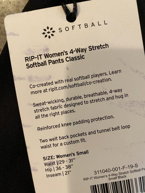 Rip-IT 4-Way Stretch Women's Softball Pants | Source for Sports