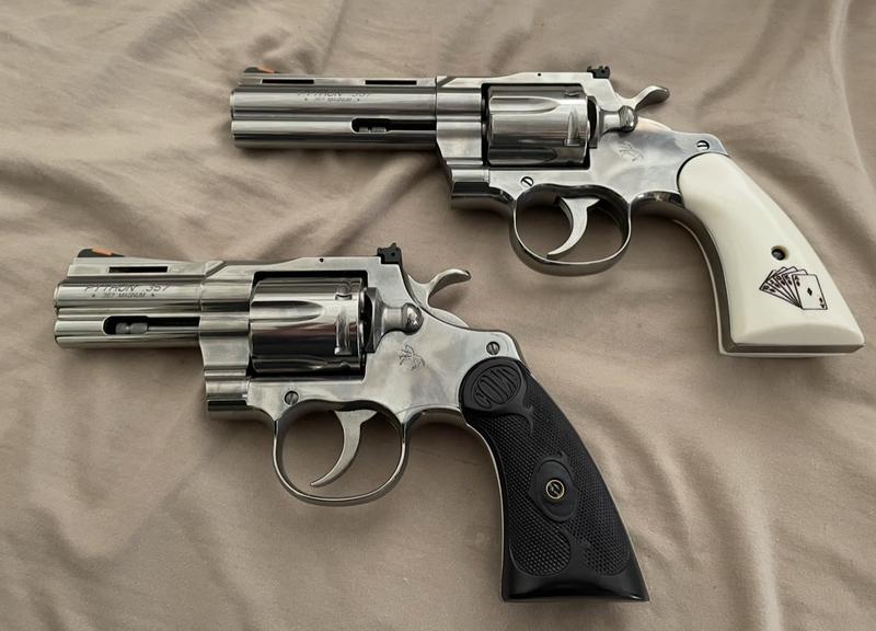Colt Python .357 Magnum Stainless Steel Revolver 4.25