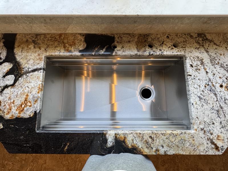 Ruvati 33-inch Workstation Two-Tiered Ledge Kitchen Sink