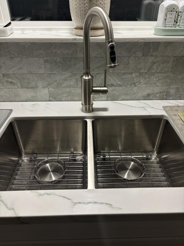 Ruvati 31-inch Undermount Kitchen Sink 50/50 Double Bowl 16 Gauge