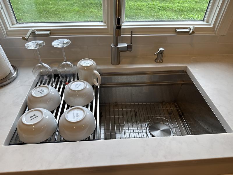 Ruvati 39-inch Workstation Dual Tier Kitchen Sink Undermount 16