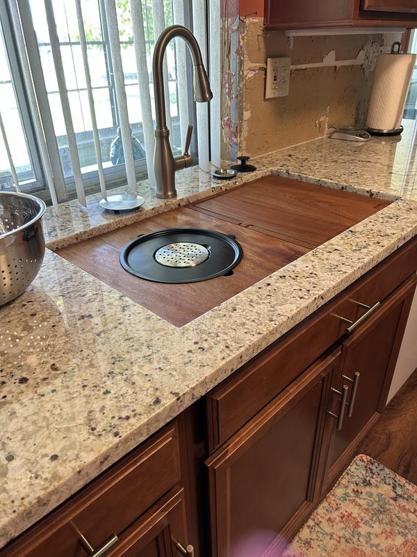 Ruvati 36-inch Workstation Dual Tier Ledge Kitchen Sink Undermount