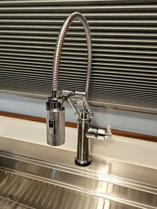 Fulorni 36x22 Drop-In Waterfall Kitchen Sink Workstation – Gunmetal Black With Faucet & Glass Rinser