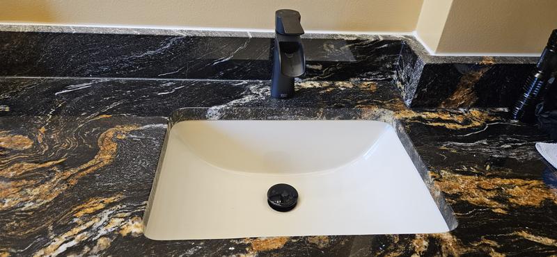 Ruvati 18 x 12 inch Undermount Bathroom Vanity Sink White