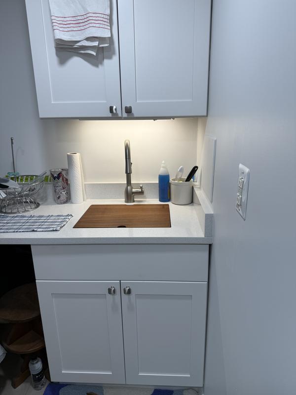 Ruvati 21-in x 20-in 1-Basin Stainless Steel Drop-In Laundry Sink