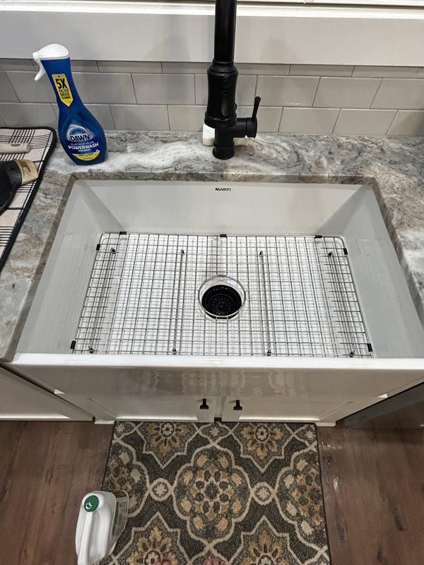 Ruvati 27-inch Fireclay Undermount / Drop-in Topmount