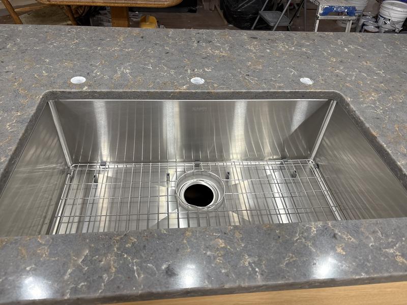 SHIMANO - わっさん  Ruvati 30-inch Slope Bottom Offset Drain Undermount Kitchen