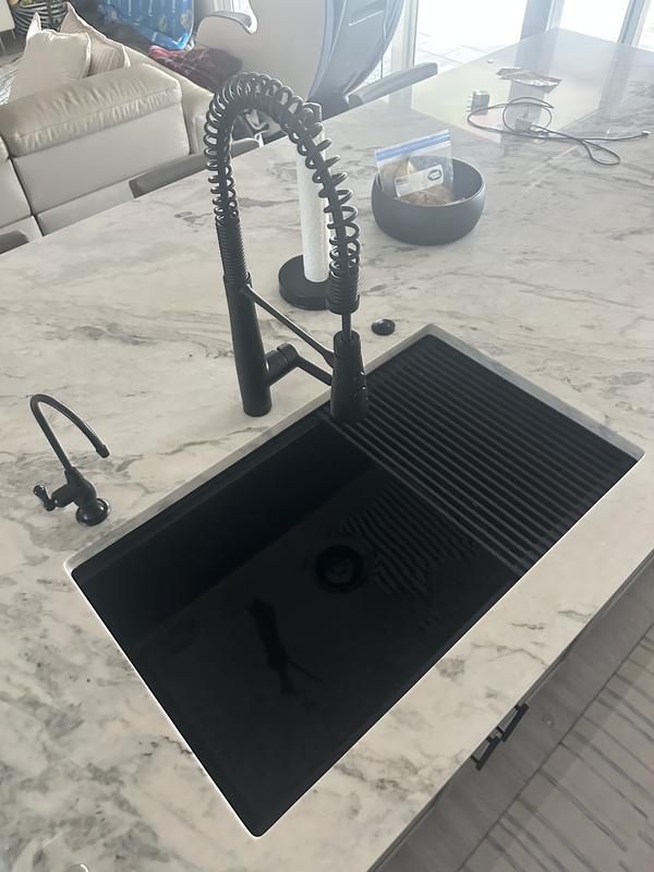 Ruvati 32 x 19 inch Granite Composite Quartz Undermount Single