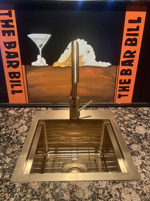 Ruvati 33 x 22 inch Drop-in Topmount Kitchen Sink 16 Gauge