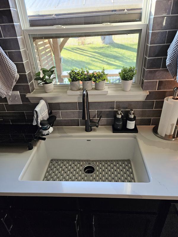 Ruvati 32 x 19 inch Granite Composite Quartz Undermount