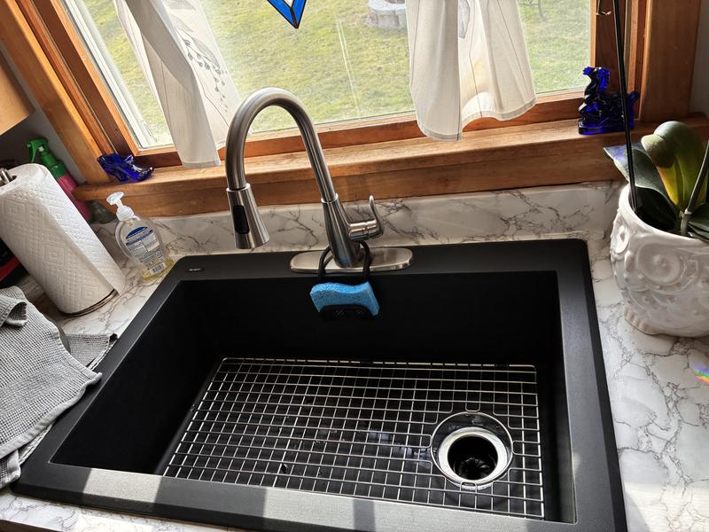 Ruvati 32-inch Undermount Workstation Granite Composite Quartz