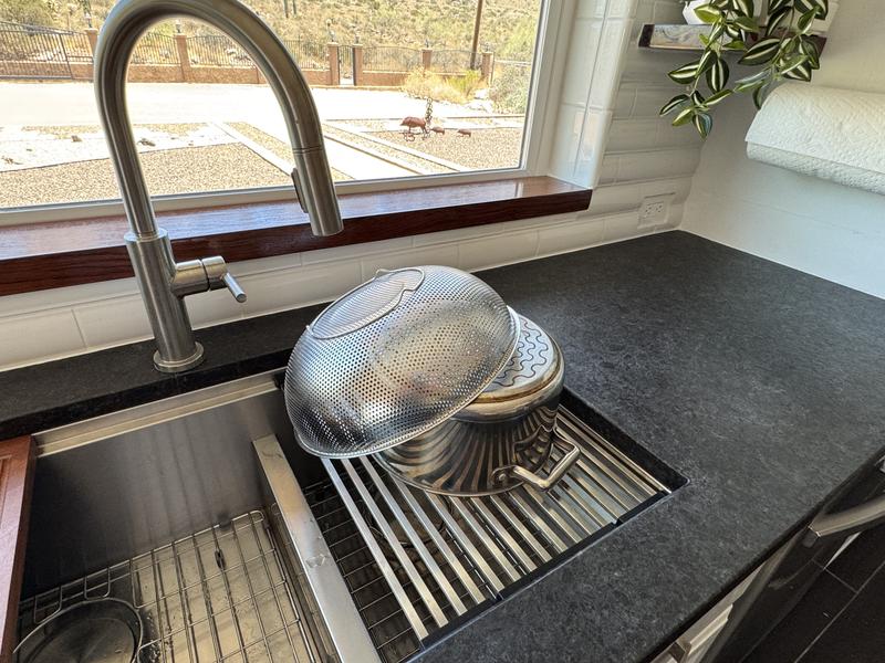 その他 Sank-Latte Ruvati 36-inch Workstation Kitchen Sink - 60/40 Double Bowl