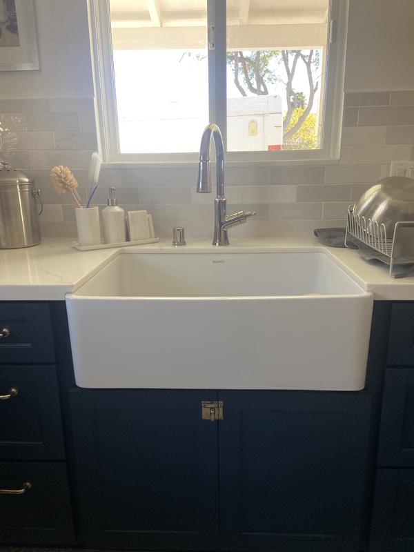 Ruvati 27-inch Fireclay Undermount / Drop-in Topmount Kitchen Sink