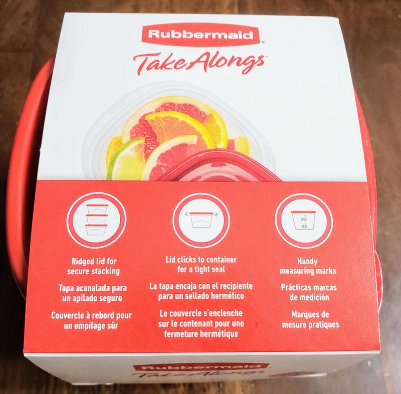 Rubbermaid Takealongs Round Value Pack 3.2C 4PK
