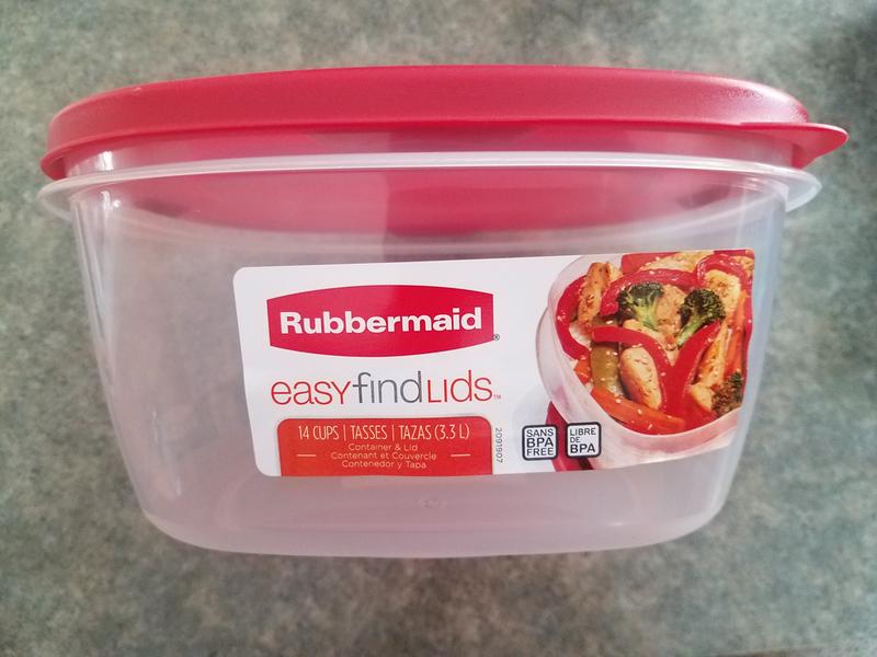 Rubbermaid 14 Cup Square Easy Find Lid - 2049369