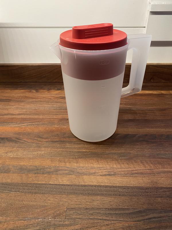 Rubbermaid Simply Pour Pitcher - Clear/Red, 1 gal - Kroger