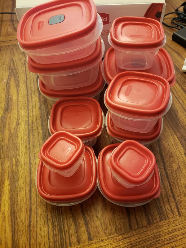 RUBBERMAID EASY FIND LID 12PC MULTIPACK SET