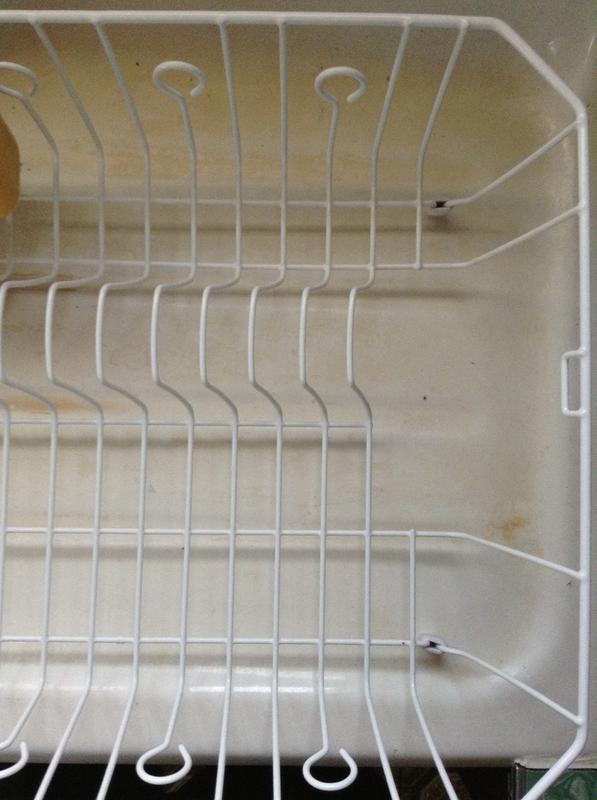 Large White Antimicrobial Wire Dish Drainer by Rubbermaid at Fleet Farm