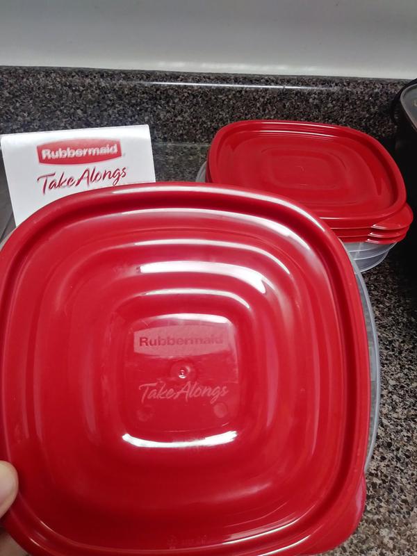 Rubbermaid 4-Pack TakeAlong Deep Square Food Storage Container - 2170822