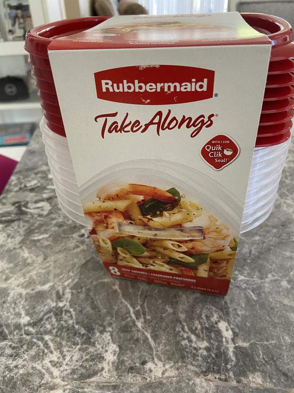Rubbermaid Takealongs Meal Prep Divided 3.7C 10PK