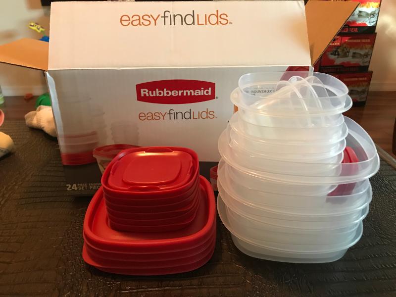 Rubbermaid Easy Find Lid 40pc Multipack Set